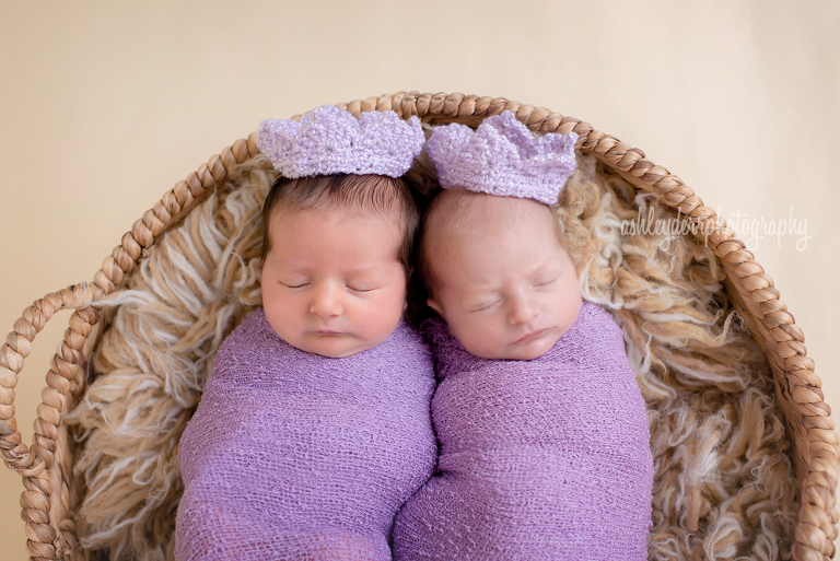 newborn twin girl photographer pittsburgh pa